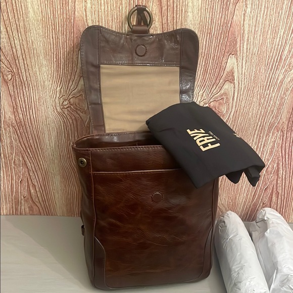 New Frye Corrine Leather Backpack - Picture 2 of 11